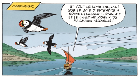 Les premières vignettes - Astérix chez les Pictes