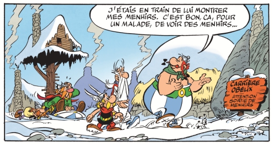 Les premières vignettes - Astérix chez les Pictes