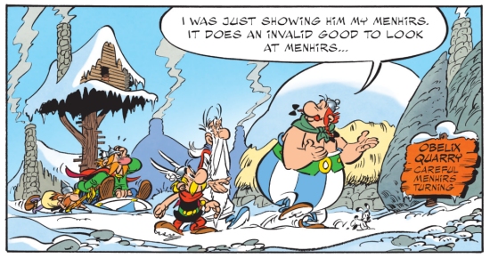 Les premières vignettes - Astérix chez les Pictes